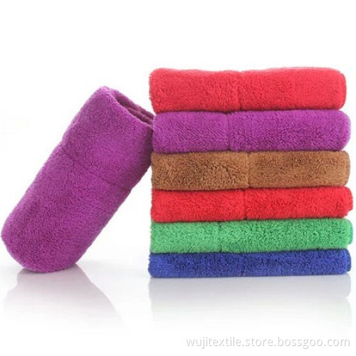 SGS Super Fluffy Car Drying Cloth Microfiber Towel (WJ-CW1206)
